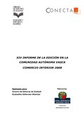Informe de la edición en la Comunidad Autónoma Vasca - Comercio interior 2008